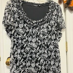 Chico's Black and White Women's Top